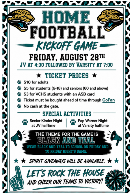 VCHS Football Flyer