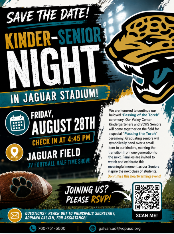 Kinder-Senior Night at VCHS