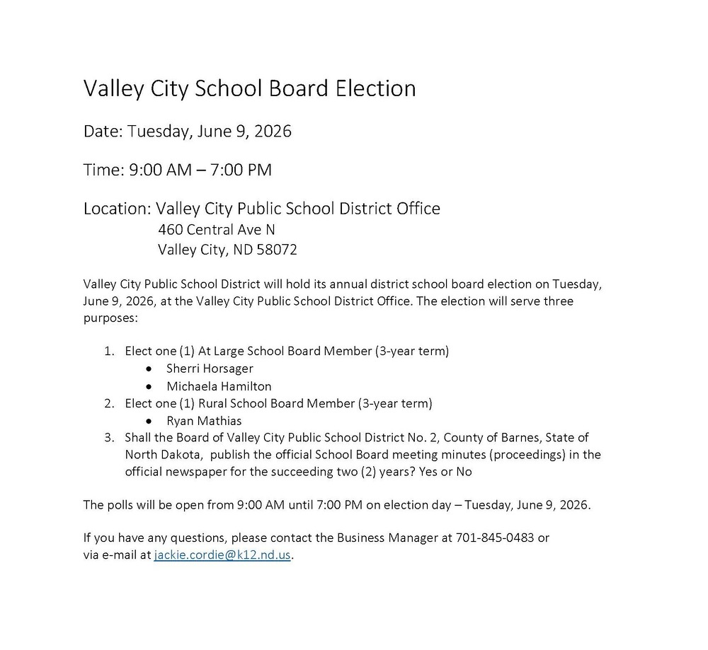 Annual School Board Election