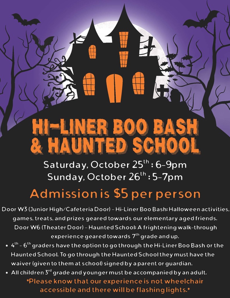 2025 Hi-Liner Boo Bash and Haunted School