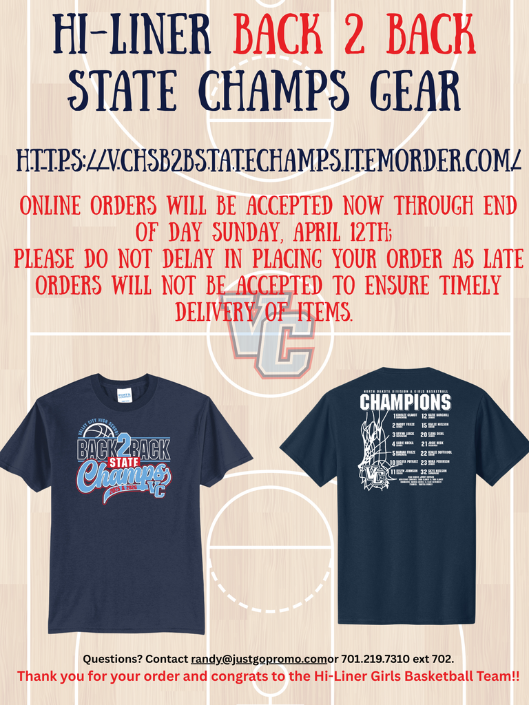 Back to Back State Champs