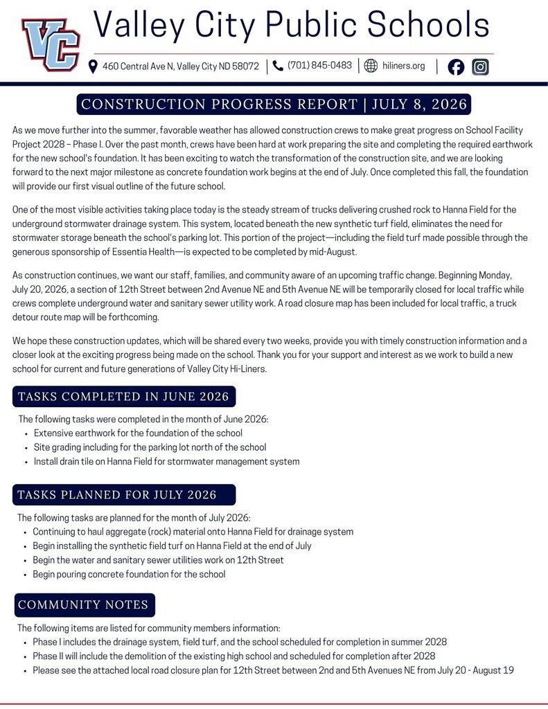 Construction Facility Report 07.08.2026