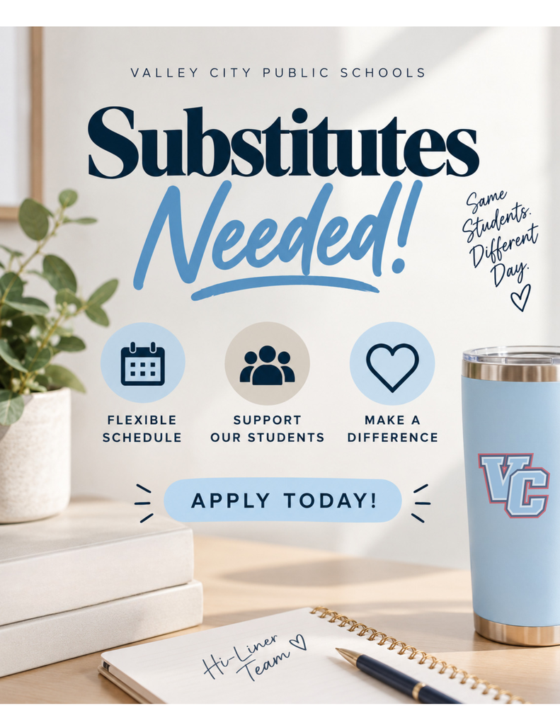 Substitutes Needed