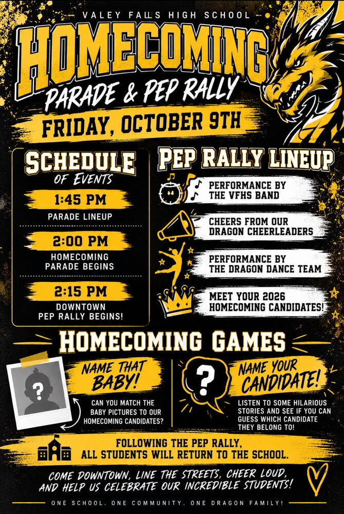 Homecoming Schedule