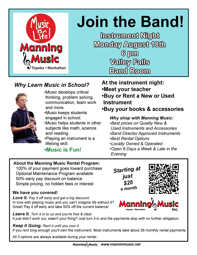Instrument Night August 18th