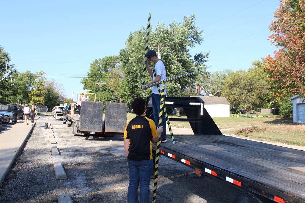 Parade Float Prep