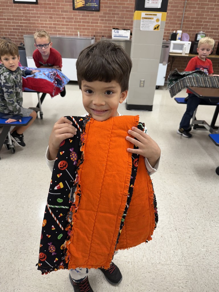 Boy and quilt