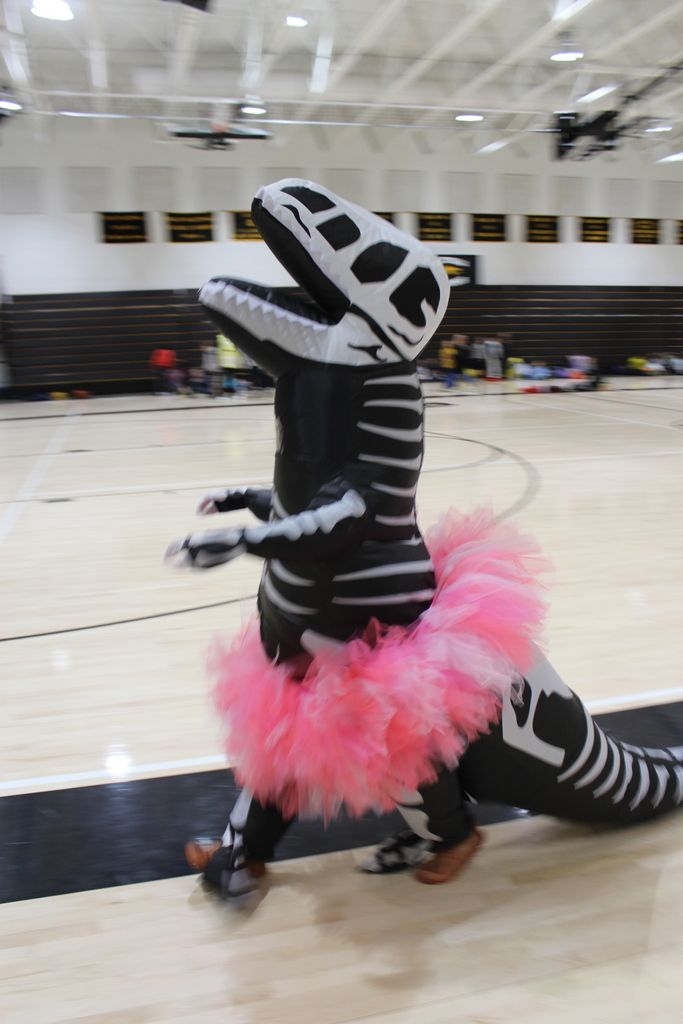 Dino with tutu