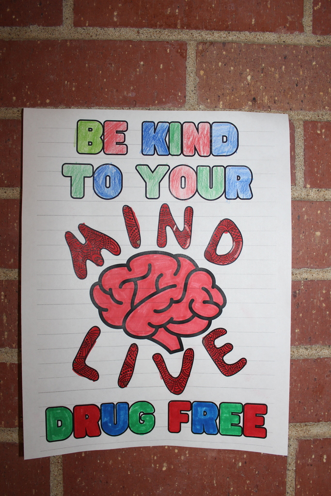 Live Drug Free Poster