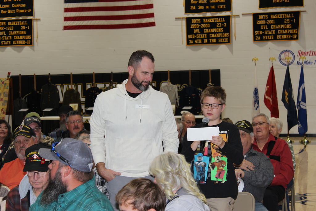 Introductions of Veteran Paul Courter by Simon