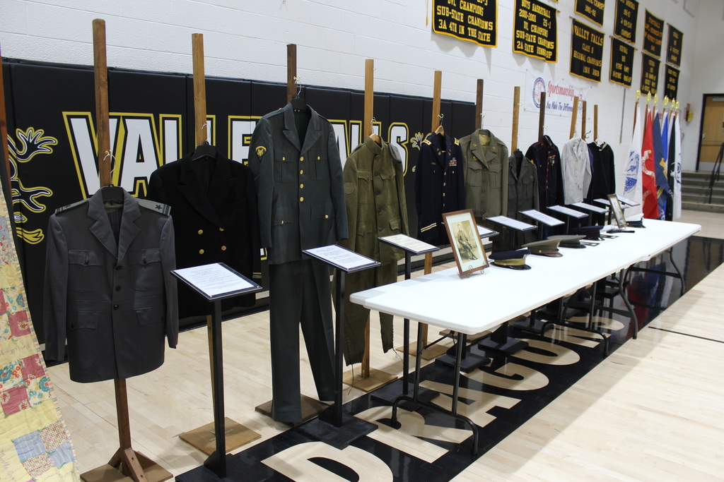 Uniforms on Display