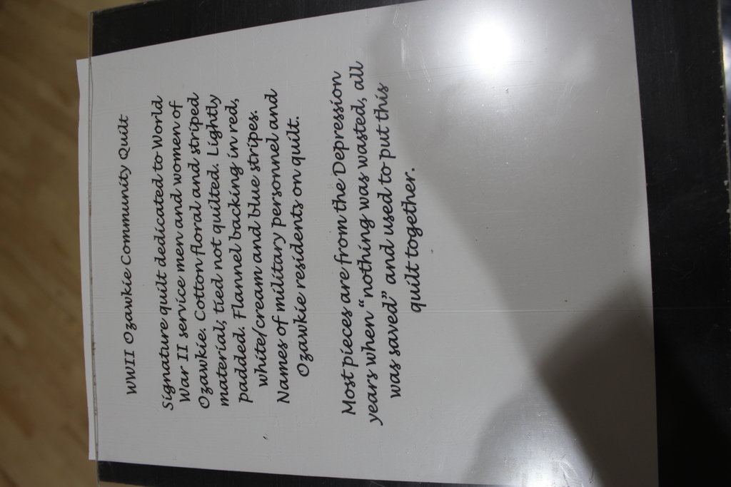 Description of Quilt