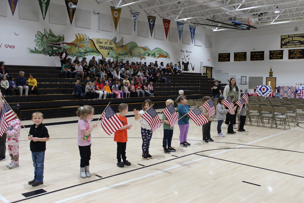 More kids with flags