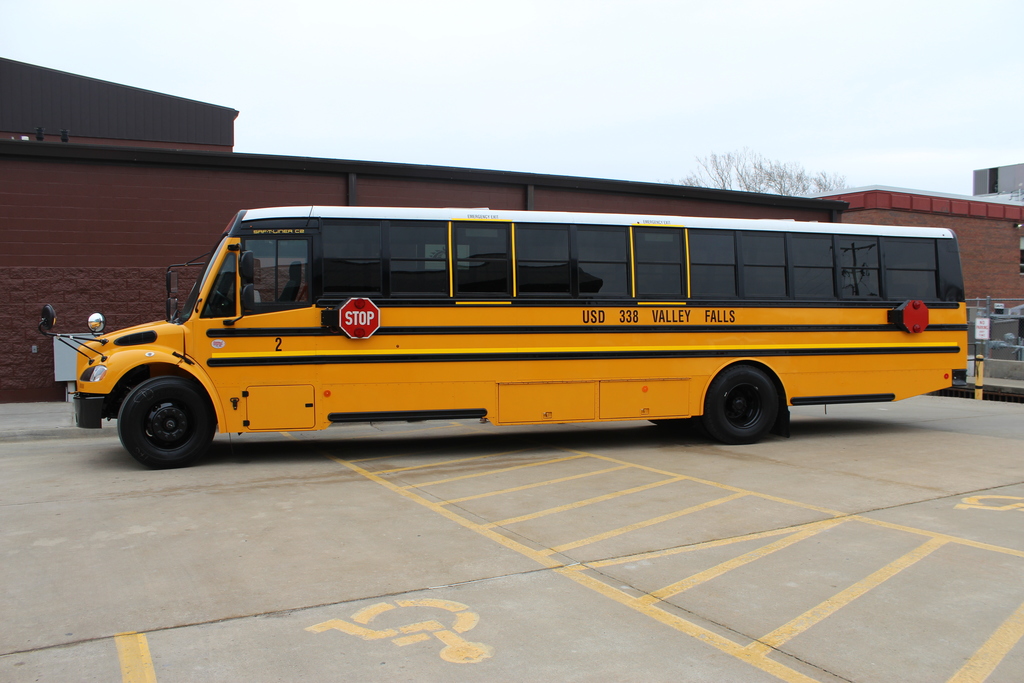 Side picture of new bus