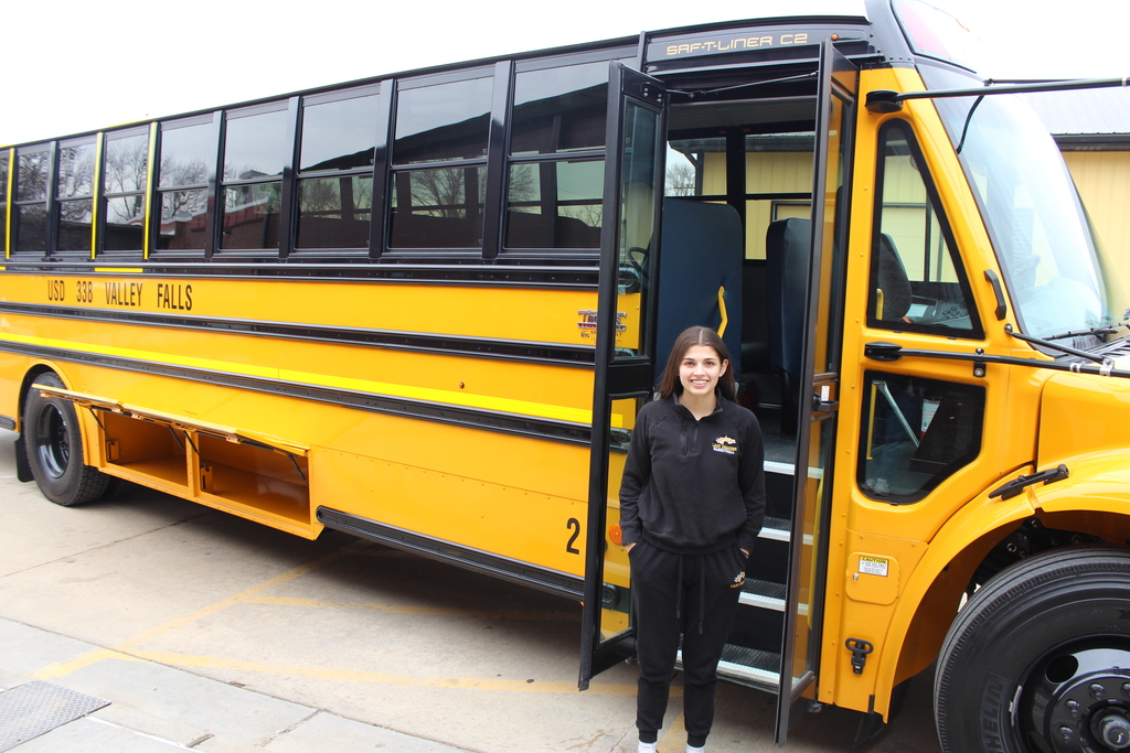 Bus with Grace as first one on