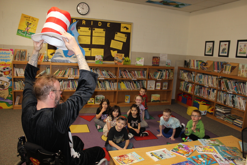 Sam with Kindergarten group