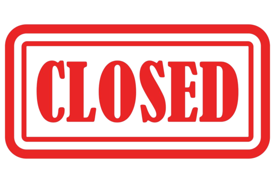 Closed Sign