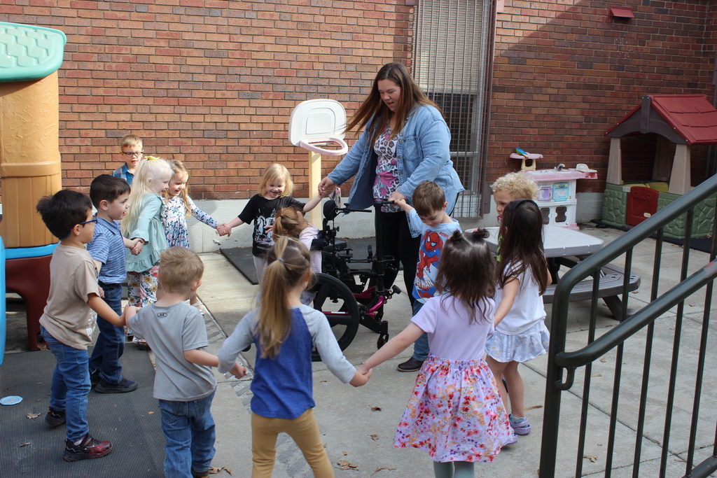 PK Playing with Teacher