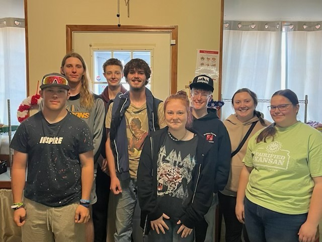 Group of student workers