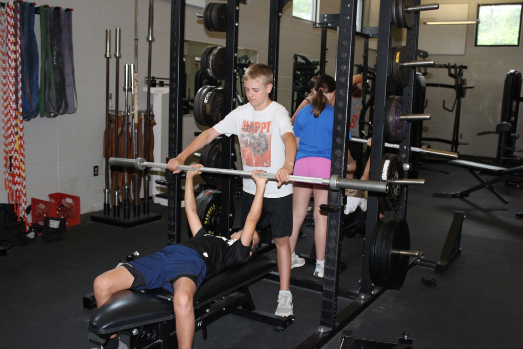 Boys lifting