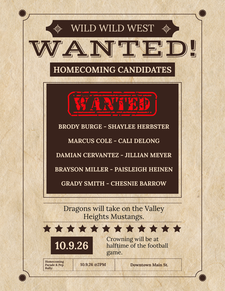 2026-27 Homecoming Candidates