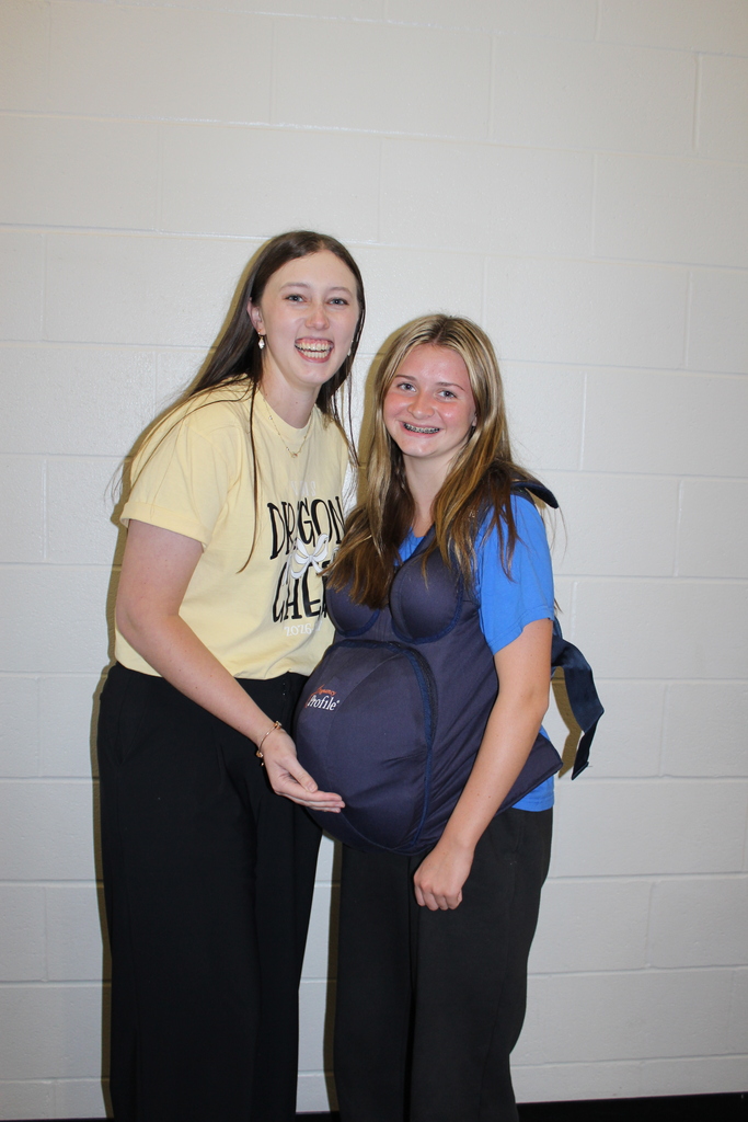 Ms. Gough & Student with empathy belly