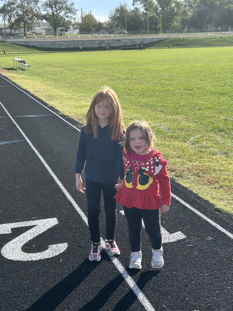 Two girls on track