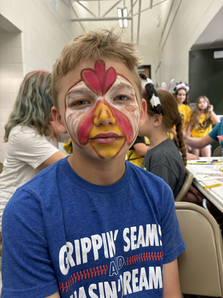 Facepainted Chicken