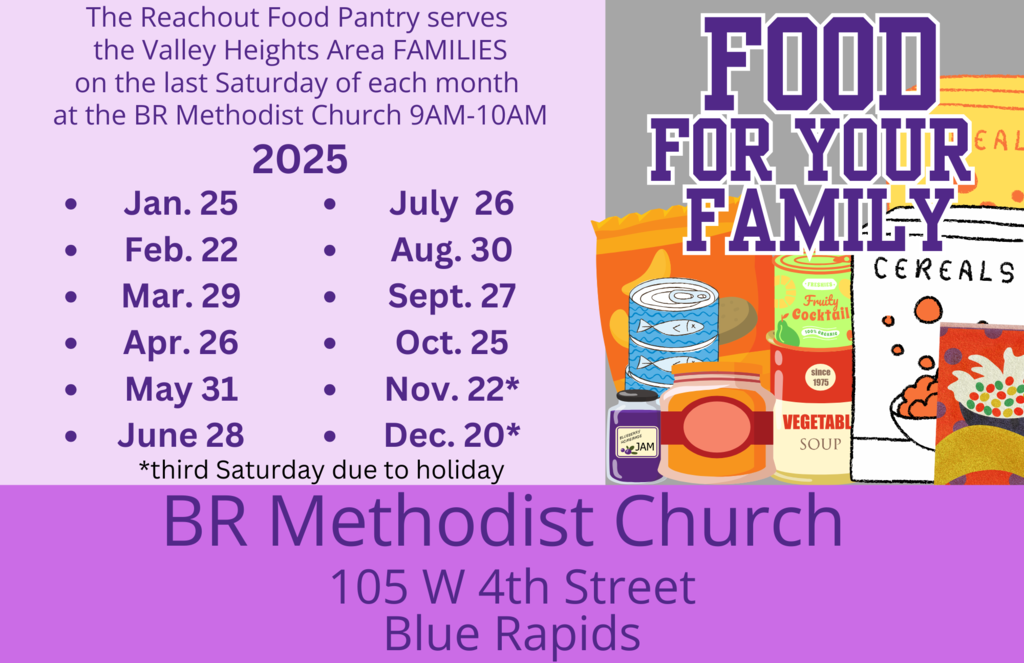 2025 food pantry dates