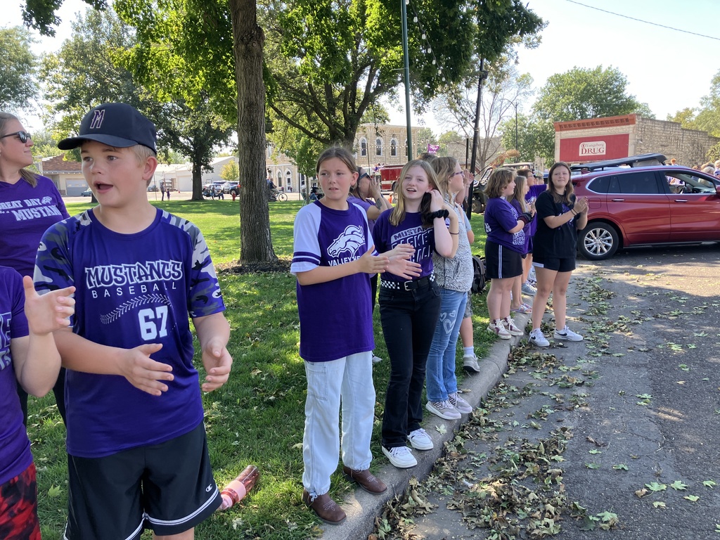 at the parade