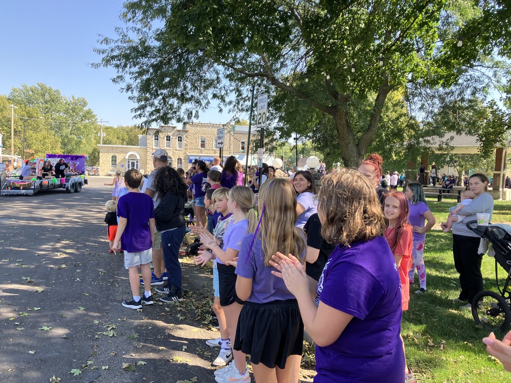 at the parade