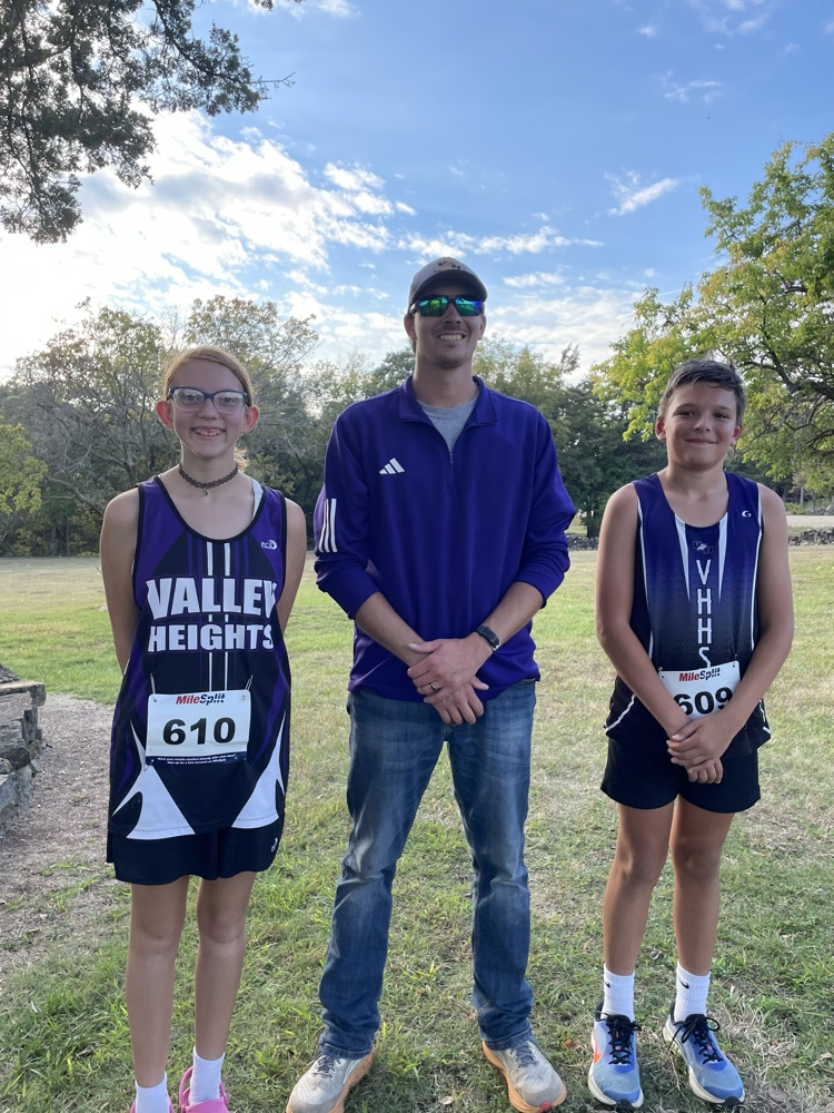 Left to right. Ember Taylor (7th), Adrian Pishny (Coach), Sam Staples (7th)