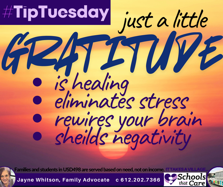 just a little gratitude