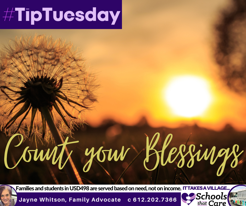 count your blessings