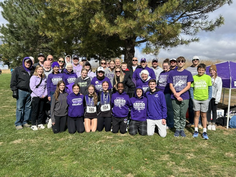 Huge shout out to all the Valley Heights fans that braved the cold morning and came to watch the state meet!!!