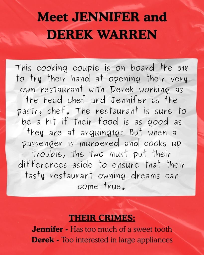 Jennifer and Derek Character Bios