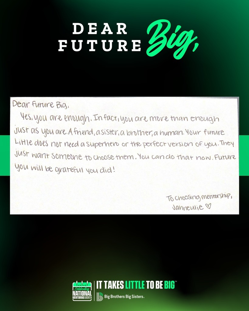 dear future big you are enough