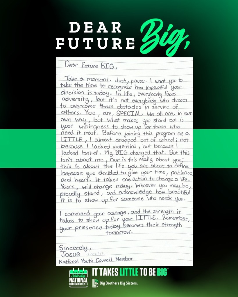 dear future big you are special