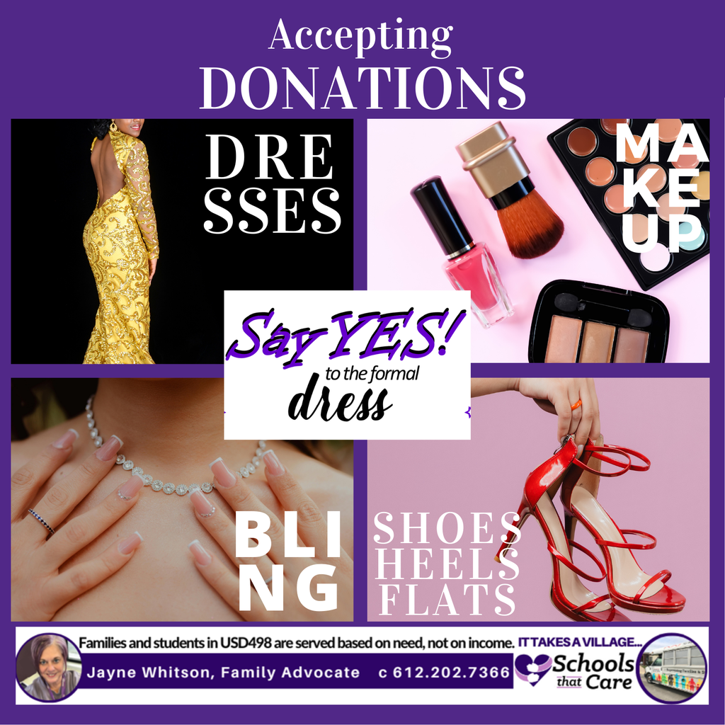 donations for Say YES! TOTHE DRESS