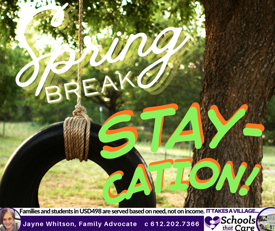 spring break staycation