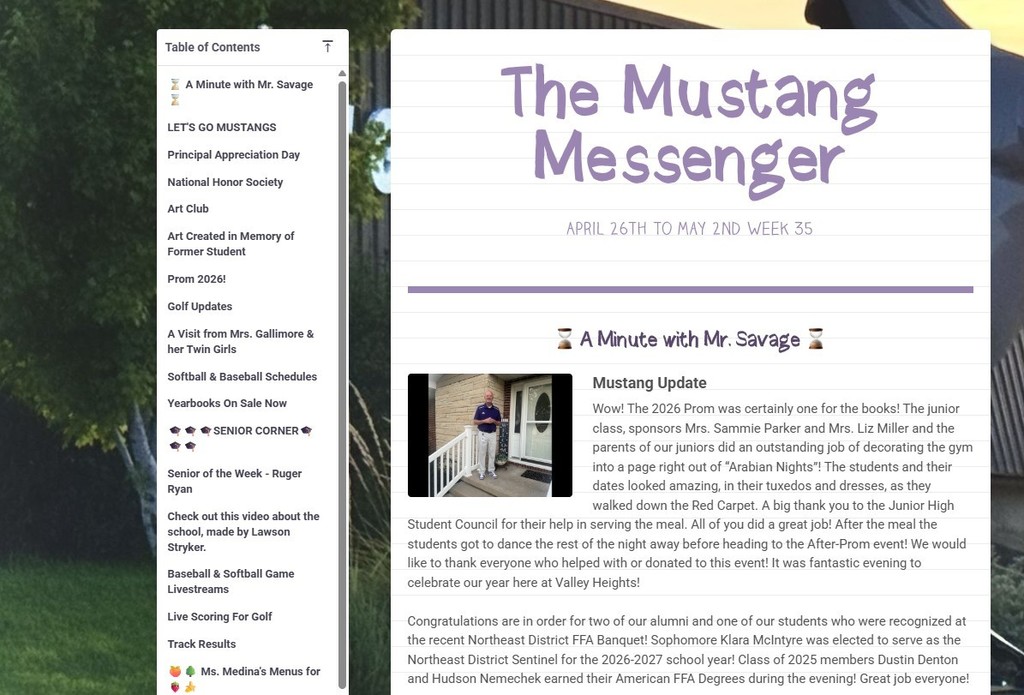 Mustang Messenger