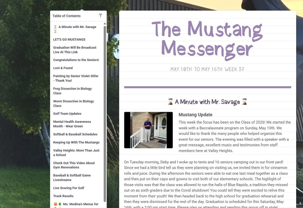 Mustang Messenger