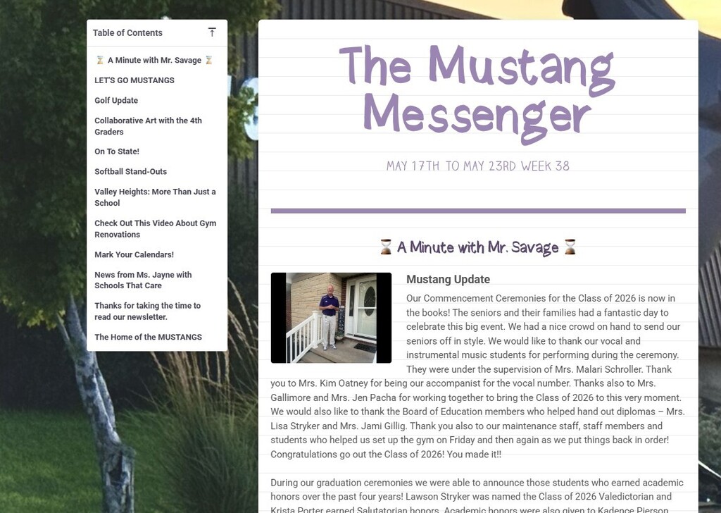 Mustang Messenger