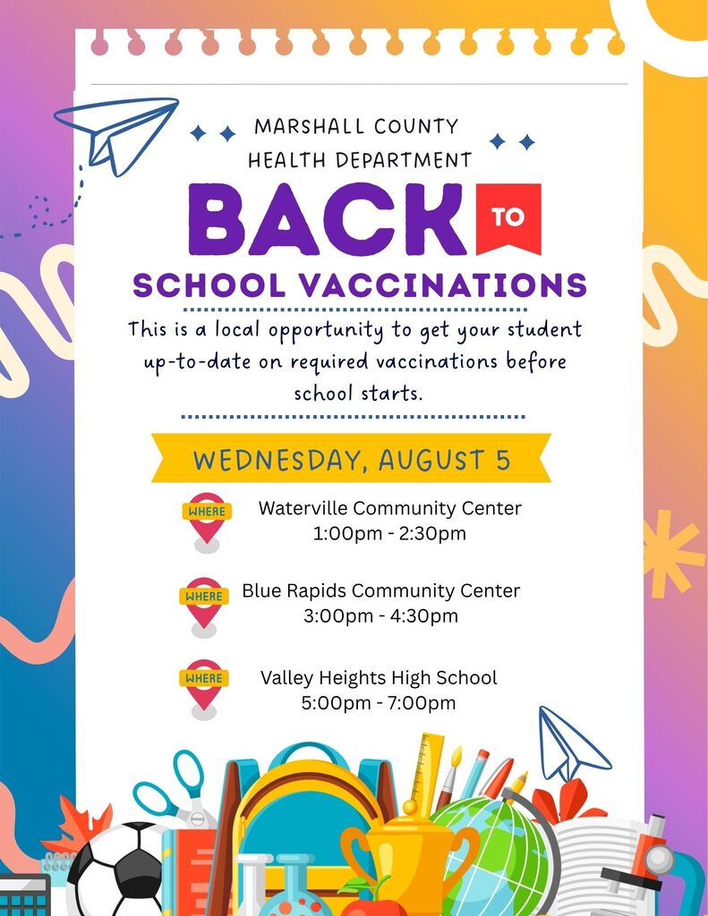Back to  School Vaccine Flyer