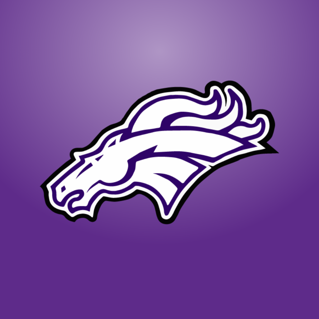 purple mustang