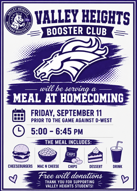 booster club meal