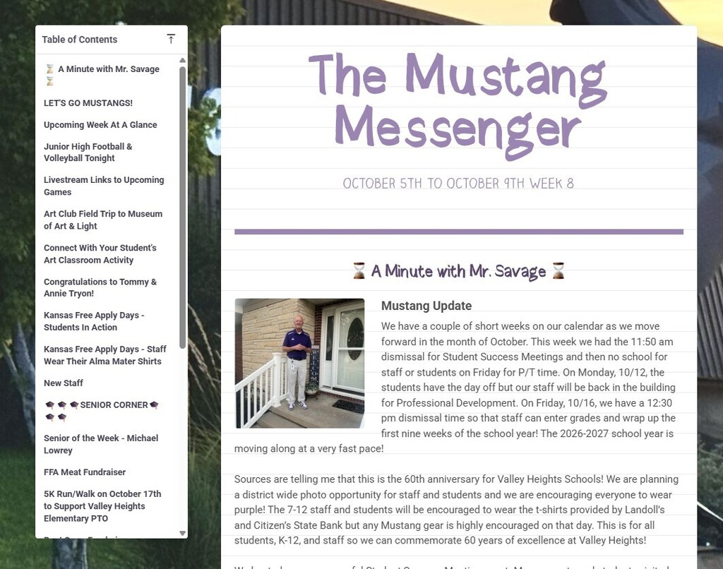 Mustang Messenger