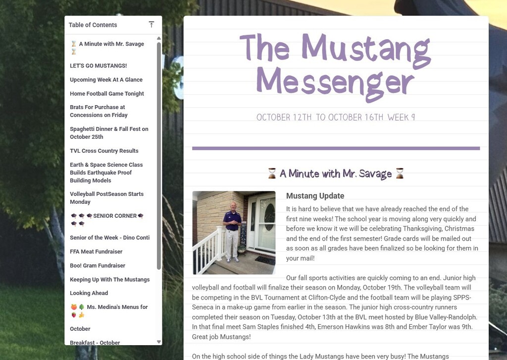 Mustang Messenger