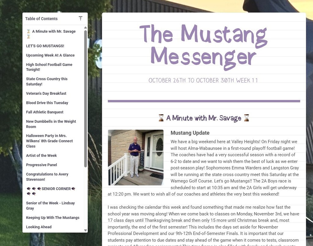 Mustang Messenger