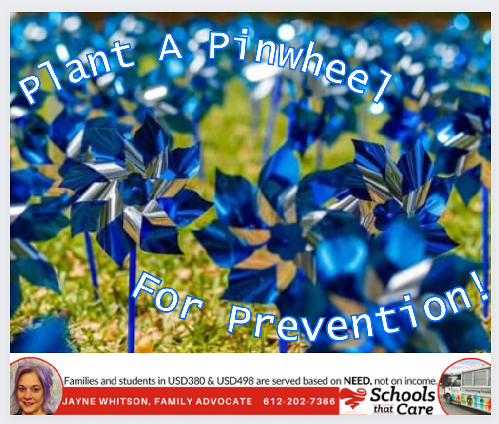 Pinwheels for prevention